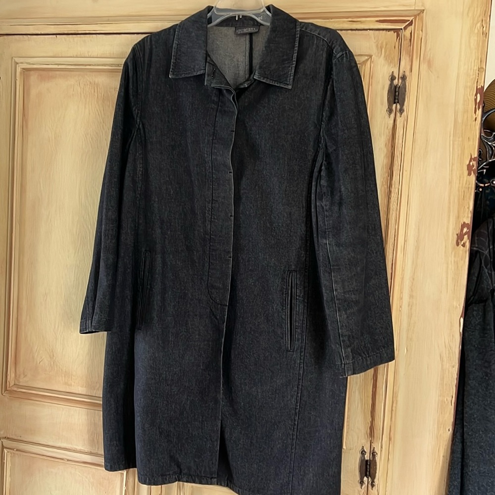 Jean jacket by Classiques Entier. Size 1x.